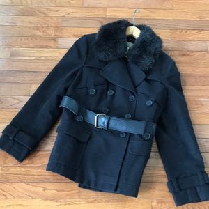 Ann Taylor Loft coat. Black.